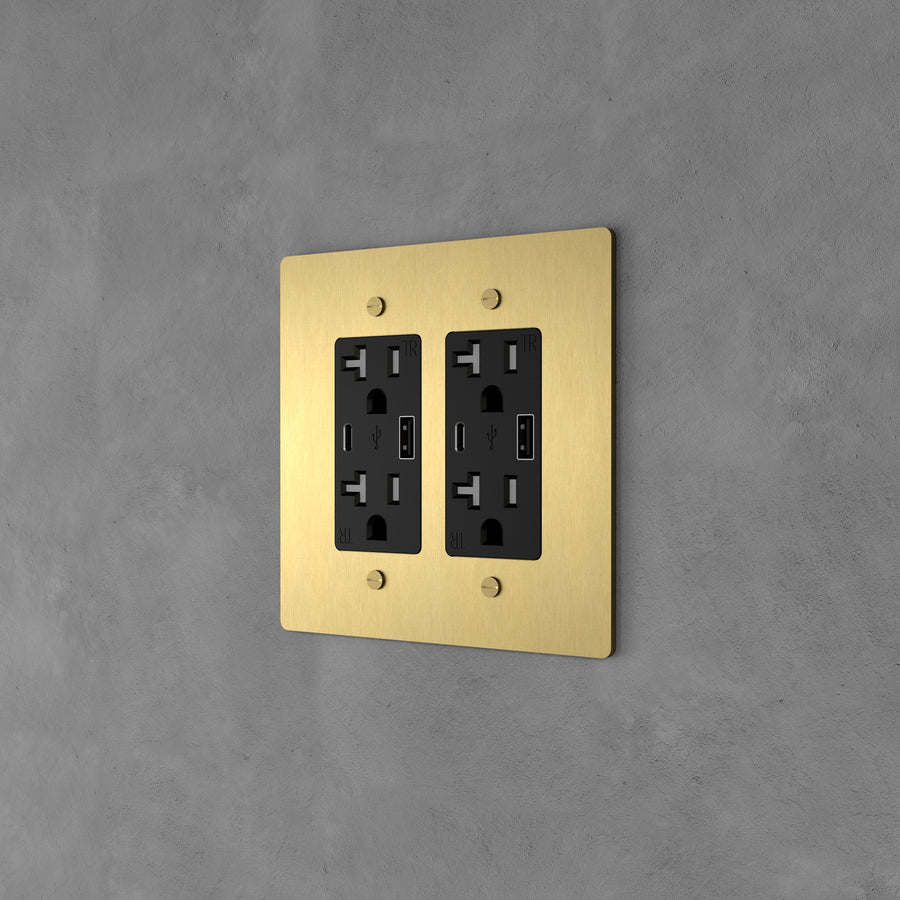 Brass Power Outlet