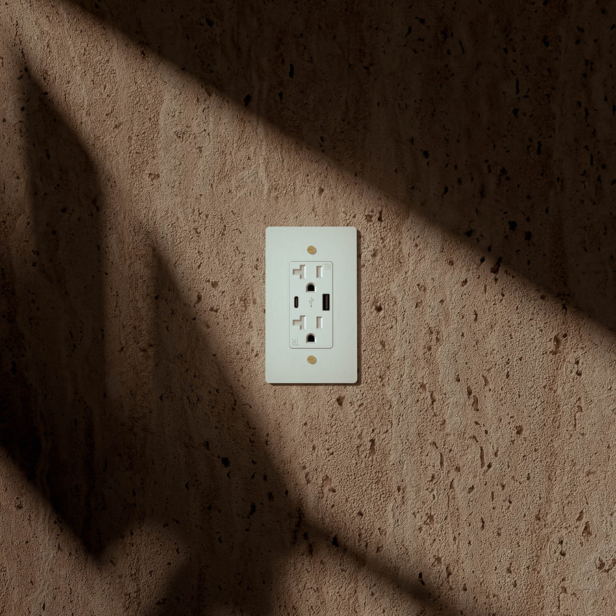 Brass Power Outlet