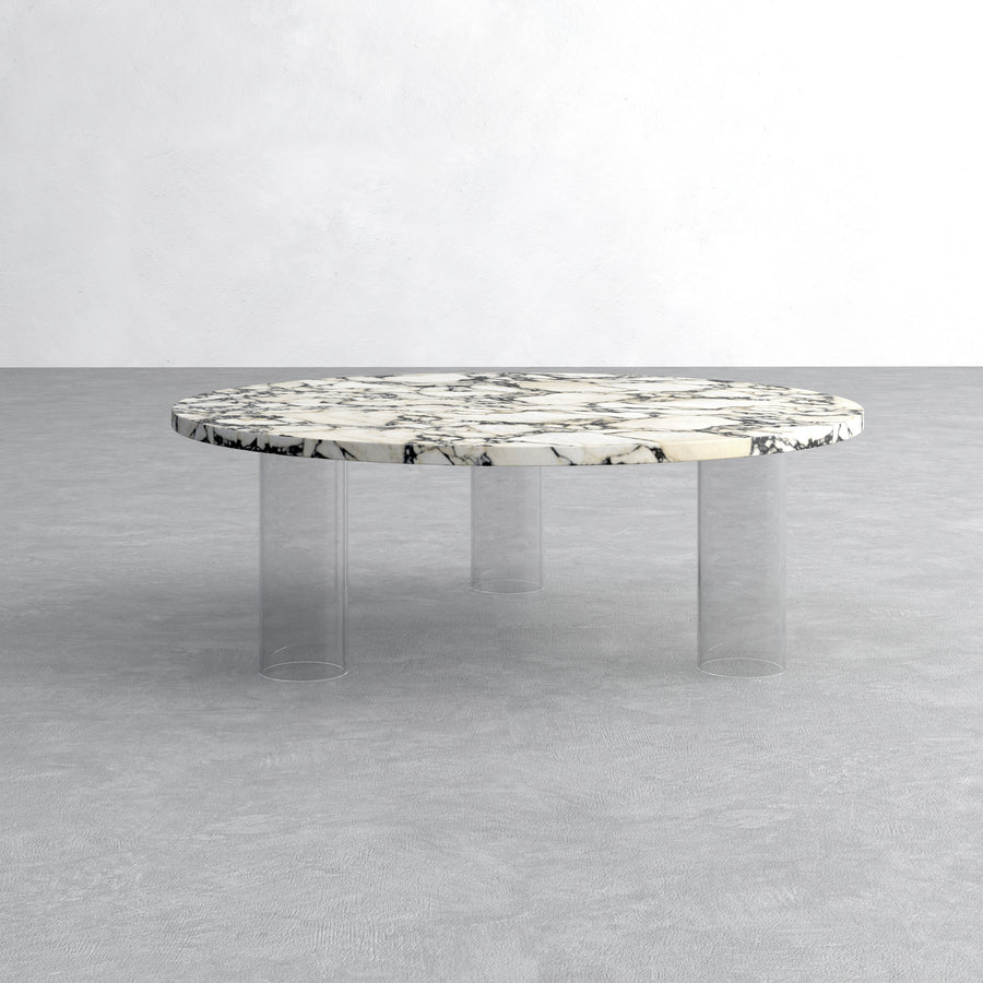 Calacatta Viola Acrylic Table