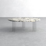 Calacatta Viola and Acrylic Coffee Table