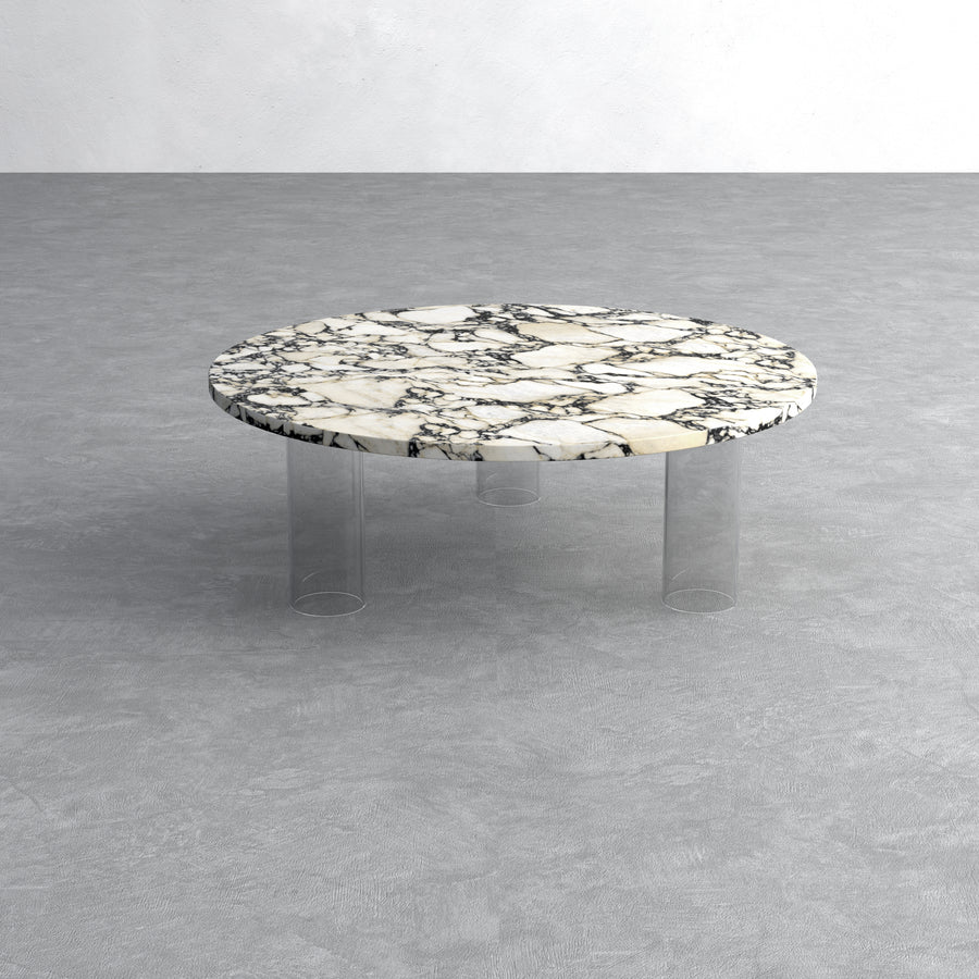 Calacatta Viola Acrylic Table