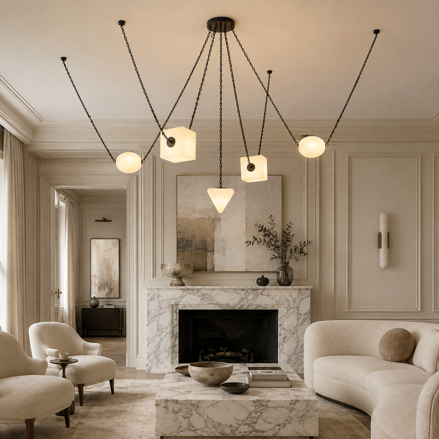 Mineral Chandelier