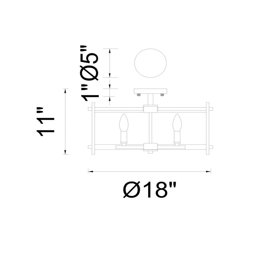 Miette Flush Mount