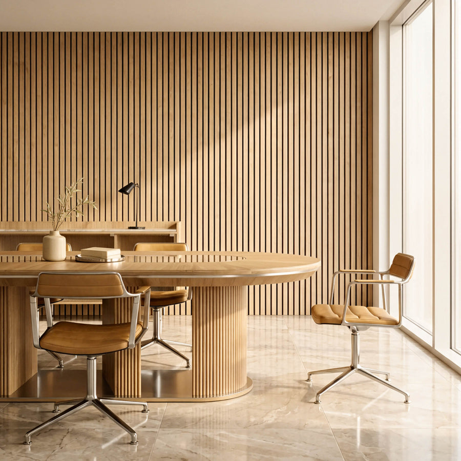 Acoustic Wide Slat Panel
