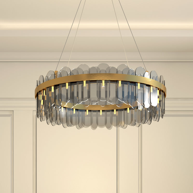 Smoke Gray Chandelier