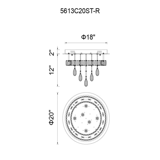 Veil Flush Mount