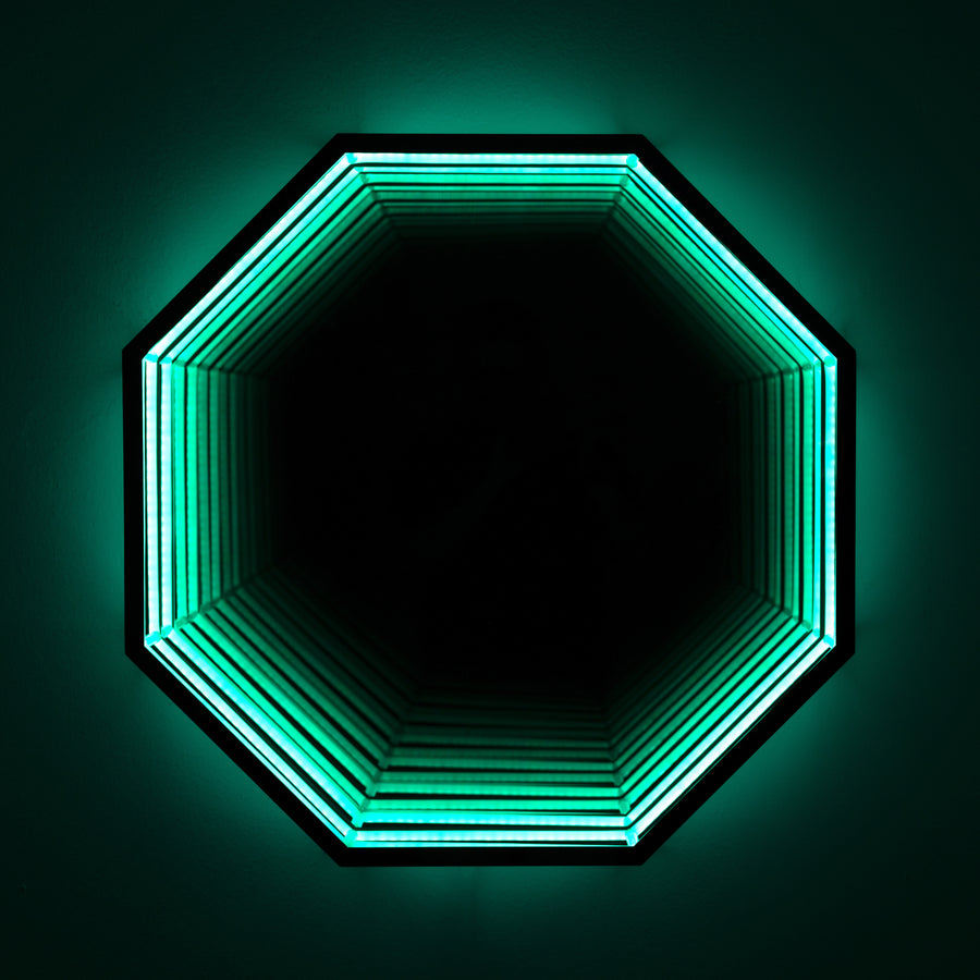3D Octagon Mirror Light