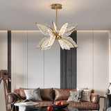 Modern Gold Butterfly Wing LED Chandelier- Contemporary Touch
