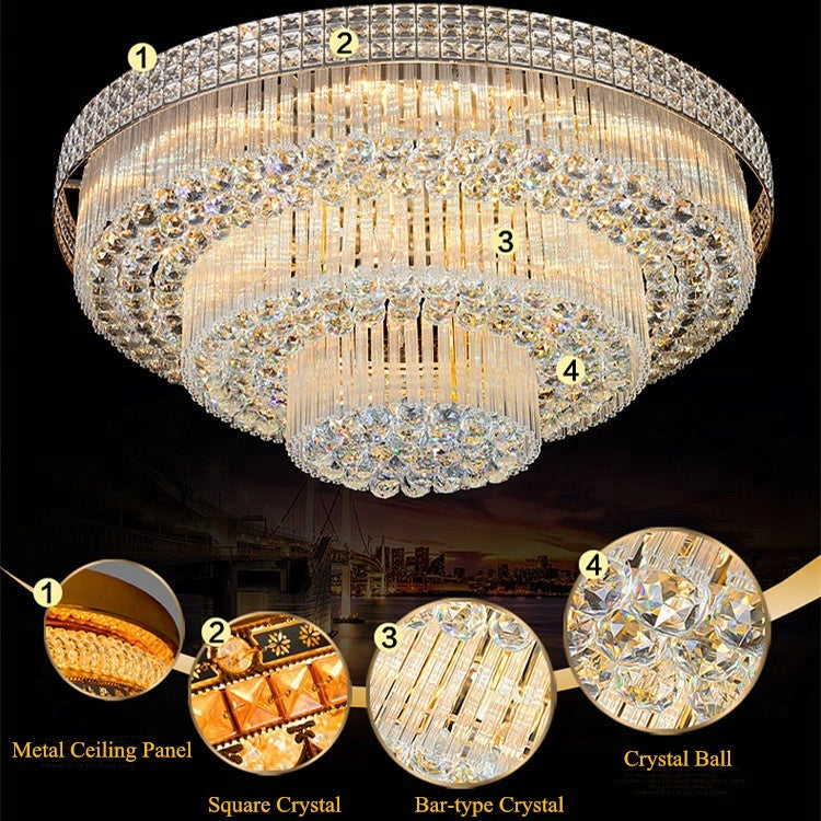 Multi Tier Crystal Chandelier