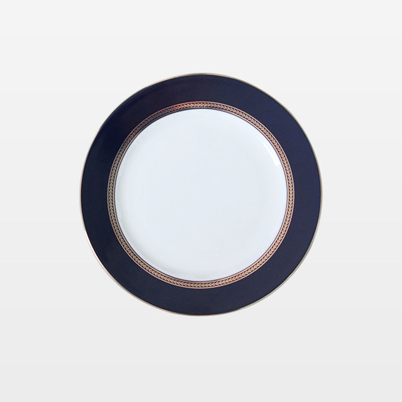 Ozarke's Vertex Woode Blue Plates Set