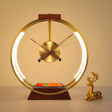 NEW Minimalist LED Clock Lamp with Phone Wireless Charger