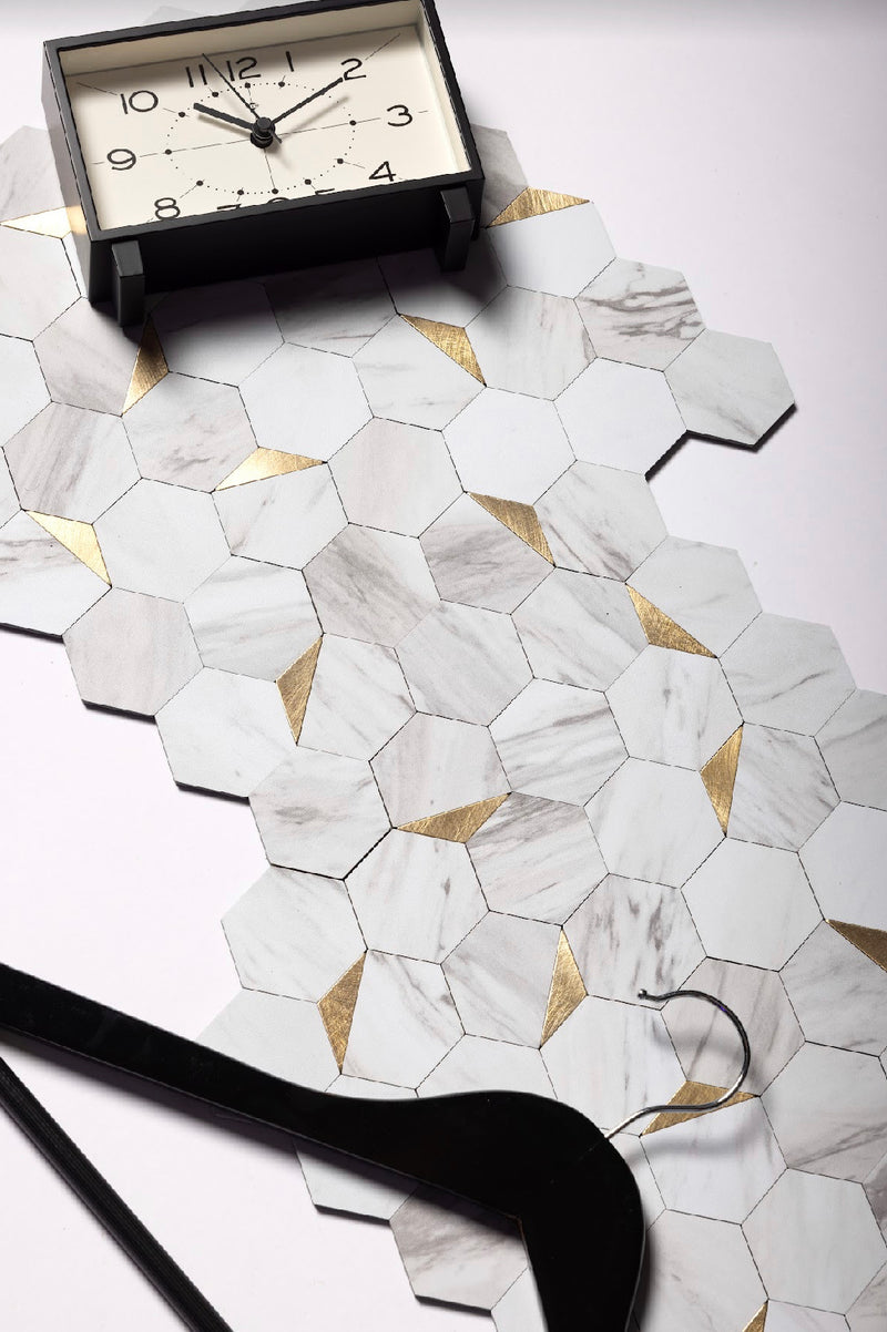 Hexagon Peel and Stick Wall Tiles – Ozarké