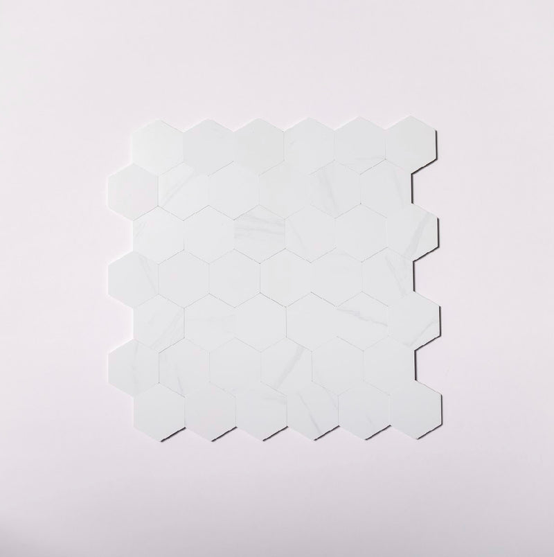Hexagon Peel and Stick Wall Tiles