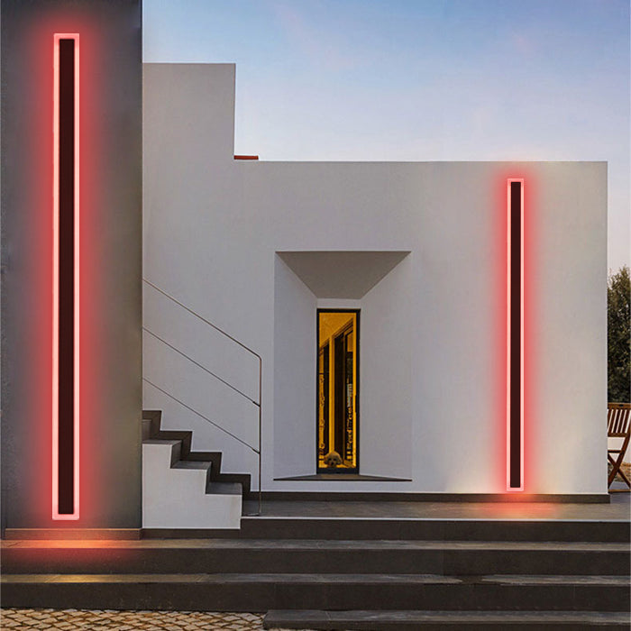 Red led wall light cheap
